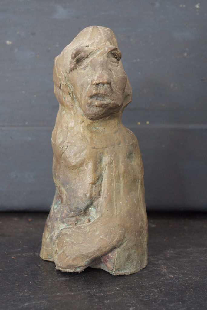 <em><strong>Bust</strong></em>. Bronze,7.5 x 4 x 3.5 inches