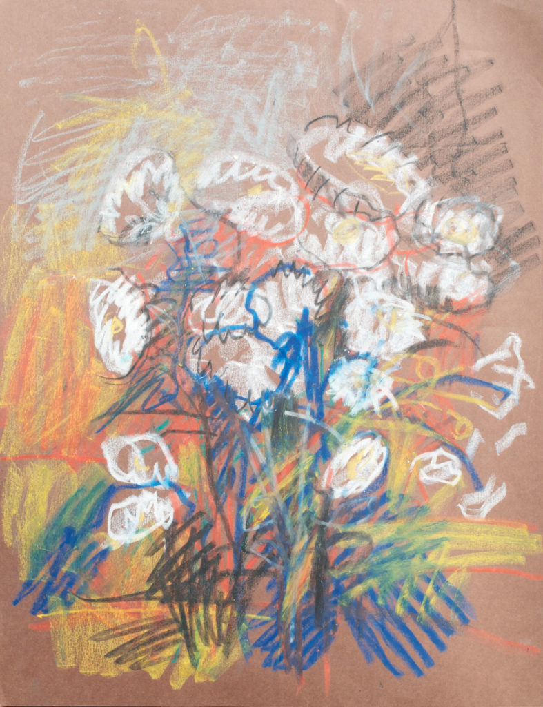 <em><strong>Untitled 7</strong></em>. Pastel on paper, 17.5 x 22.5 inches