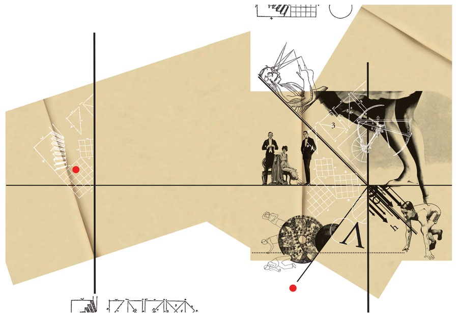 <em><strong>Planes of Composition</strong></em>. Digital print on archival paper, 29 inches x 16.5 inches, 2011
Edition of 7