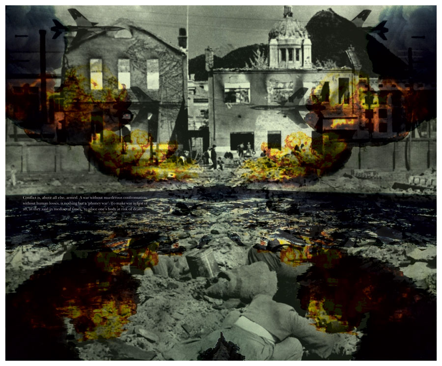 <em><strong>States of Violence 2</strong></em>. Digital print on archival paper, 29 inches x 24 inches, 2011
Edition of 7