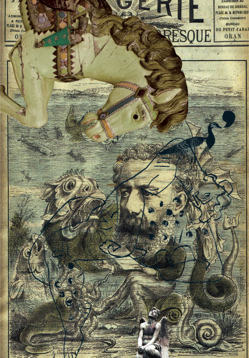 <em><strong>Twenty Thousand Leagues</strong></em>. Digital print on archival paper, 11.85 x 14.5 inches
Edition of 7, 2010