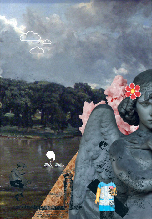 <em><strong>View from a Park Bench 1</strong></em>. Digital print on archival paper, 11.85 x 14.5 inches
Edition of 7, 2010