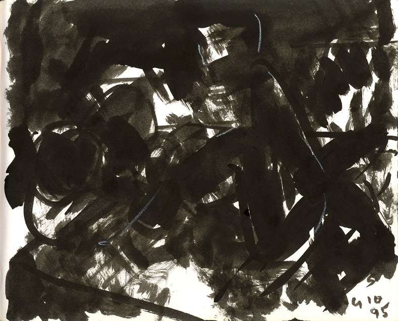 <em><strong>Untitled</strong></em>. Ink on paper, 8.5 x 10 inches, 1995