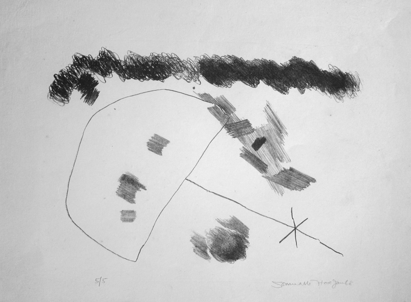 <em><strong>Untitled</strong></em>. Pencil on paper, 19 x 14.5 inches, 1968