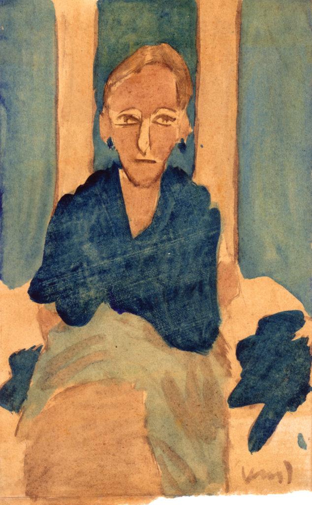 <em>Untitled</em>. Watercolour on paper
7 x 11.25 inches, 1987