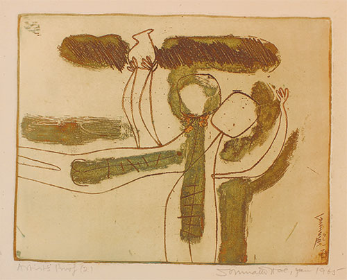 Intaglio, 9.5 x 7.5 inches, 1965
