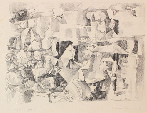 Ed. 1/10, Lithograph, 14.25 x 10 inches, 1969