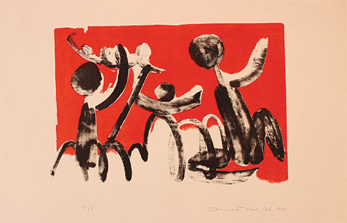 Ed. 4/9, Lithograph, 22 x 15 inches, 1969
