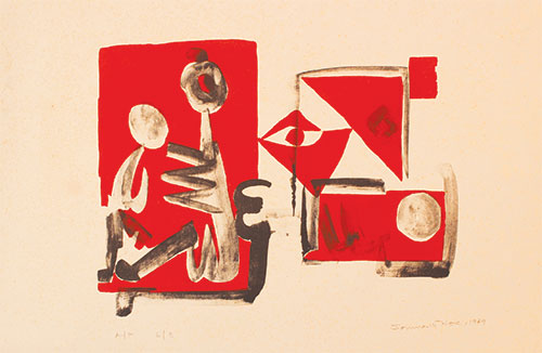 Ed. 6/8, Lithograph, 22 x 15 inches, 1969