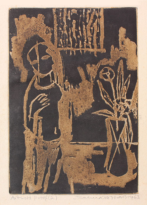 Intaglio, 6.25 x 9.5 inches, 1963