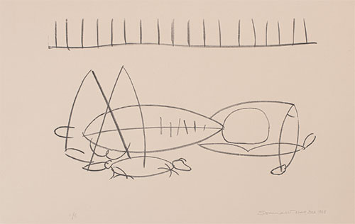 Ed. 1/6, Lithograph, 22 x 15 inches, 1968