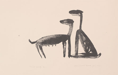 Lithograph, 22 x 15 inches, 1969