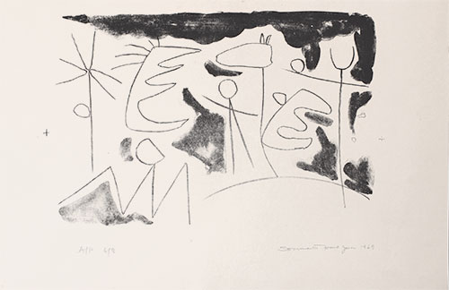 Ed. 6/8, Lithograph, 22 x 15 inches, 1969